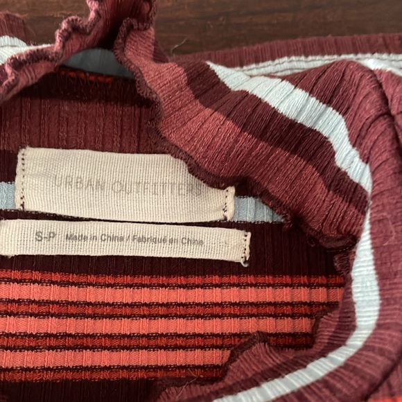 Urban Outfitters  mock neck bodycon ribbed striped dress - Picture 4 of 6